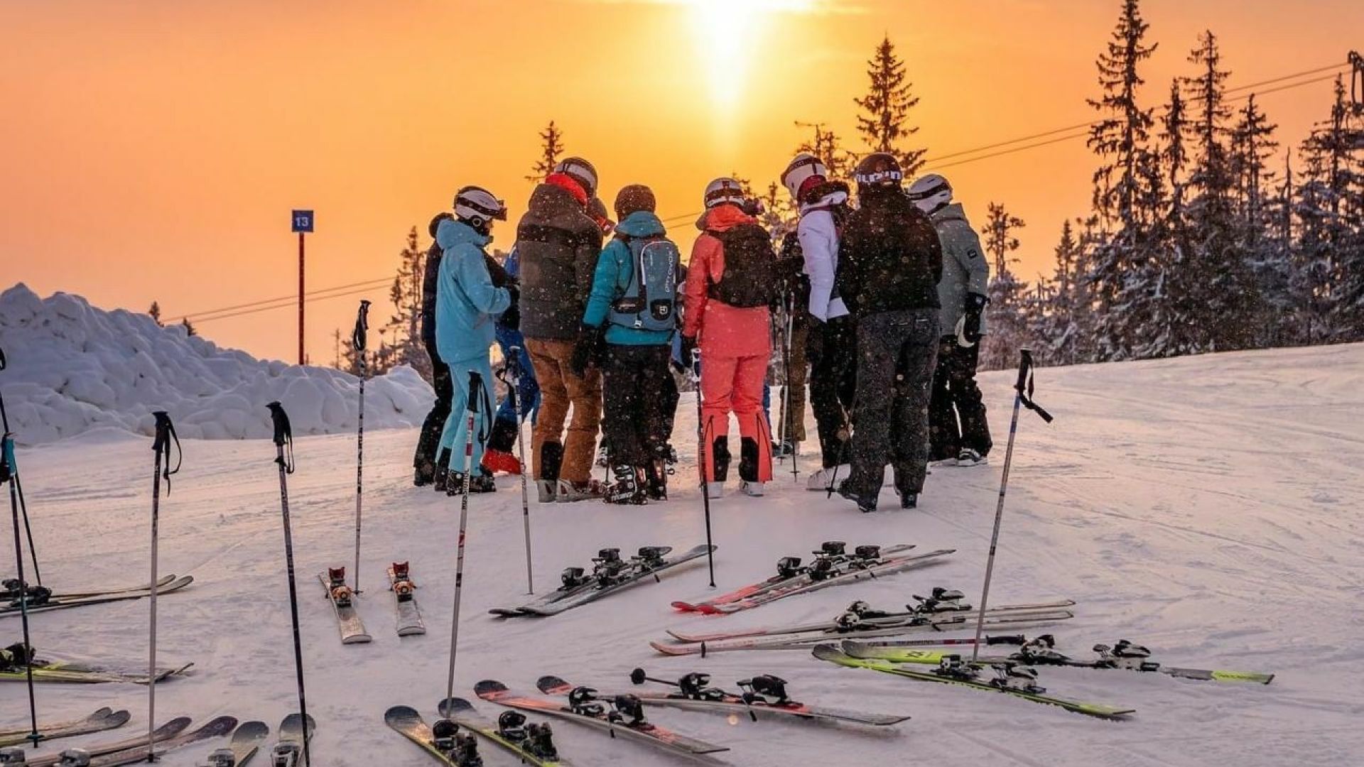 Wintersport in Zweden