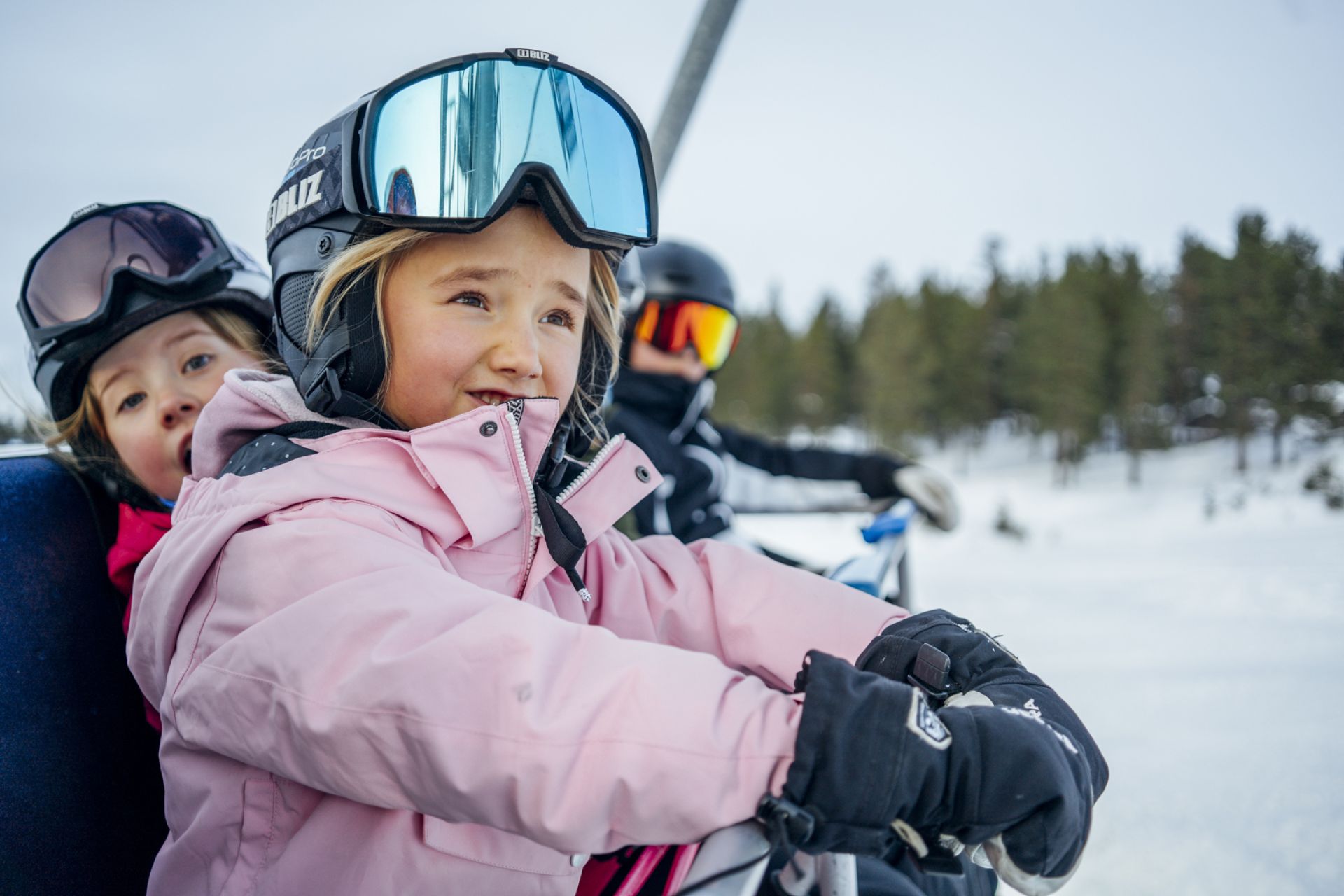 Kinderen op de piste